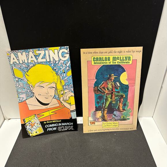 No. 1 & 2 Aztec Ace Eclipse Comics 1984 March April First Issue Comic Book - Picture 6 of 8